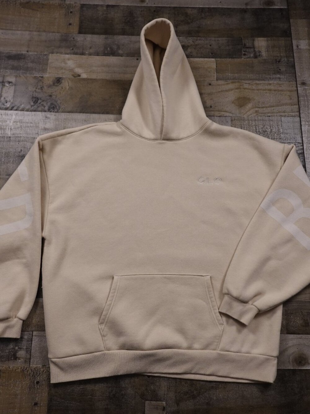 God's Love Overcomes GLO Redeemed Hoodie Unisex 3XL Cream Graphic Faith